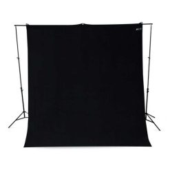 New ???? Westcott 133-WESTCOTT 9x10 Black Backdrop, Wrinkle-Resistant ????