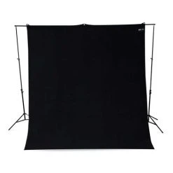 New 🎉 Westcott 133-WESTCOTT 9x10 Black Backdrop, Wrinkle-Resistant 🛒