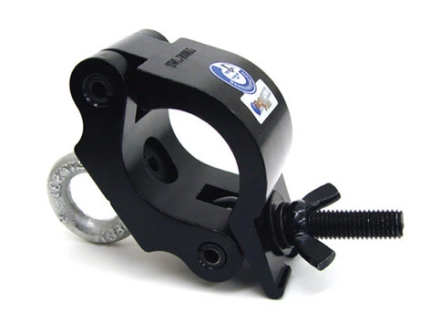 Buy ๐ Global Truss EYE-CLAMP-BLK Heavy Duty Clamp With Welded Eyebolt For 2" Pipe, Max Load 440 Lbs, Black ๐