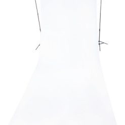 New ✨ Westcott 139-WESTCOTT 9 Ft X 20 Ft Wrinkle Resistant Cotton Backdrop In White ????