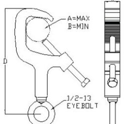 Wholesale ???? Adaptive Technologies Group MC-020 Truss Clamp With Hex Bolt, Black ????