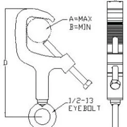 Wholesale 🤩 Adaptive Technologies Group MC-020 Truss Clamp With Hex Bolt, Black 😍