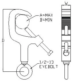 Wholesale 🤩 Adaptive Technologies Group MC-020 Truss Clamp With Hex Bolt, Black 😍