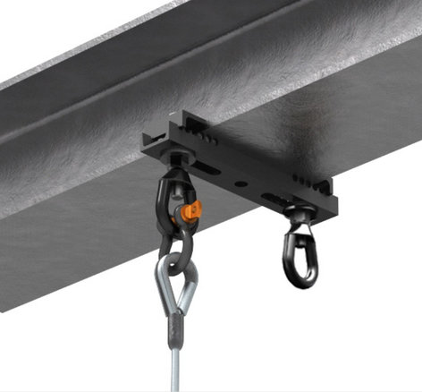 Adaptive Technologies Group BC3-8-2 12" Channel Style Dual Suspension Points Beam Clamp For 3-8" Beams, 2100lb WLL Discount ???? Adaptive Technologies Group BC3-8-2 12" Channel Style Dual Suspension Points Beam Clamp For 3-8" Beams, 2100lb WLL ???? -Porta-Brace Shop 253928