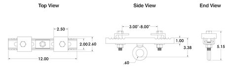 Adaptive Technologies Group BC3-8 12" Channel Style Beam Clamp For 3-8" Beams, 2100lb WLL Flash Sale ???? Adaptive Technologies Group BC3-8 12" Channel Style Beam Clamp For 3-8" Beams, 2100lb WLL ✨ -Porta-Brace Shop 331895