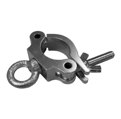 Odyssey LACPE30 Aluminum Pro 1.18" Narrow Clamp With Eye Bolt Flash Sale ???? Odyssey LACPE30 Aluminum Pro 1.18" Narrow Clamp With Eye Bolt ???? -Porta-Brace Shop 382860
