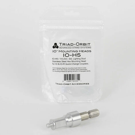 Coupon ๐คฉ Triad-Orbit IO-H5 Mounting Head For Studio Lighting Fixtures With Notched Steel Hex End ๐ฅ