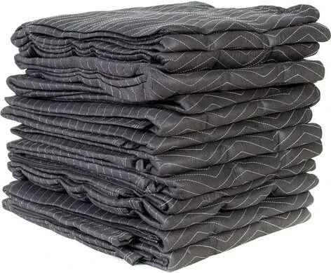 Cheap ๐ FilmCraft 2374-FCR 12 Pack Of 72x80" Blankets With Grommets ๐